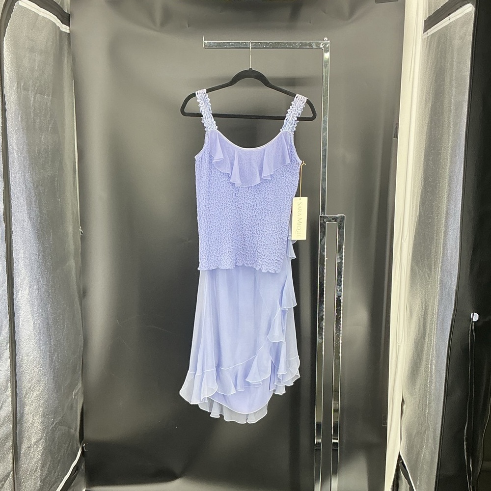 Elegant Lavender Layered Dress